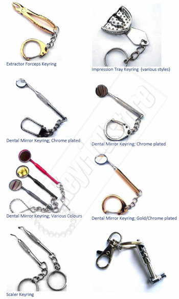 Dental Tools Premium keyrings